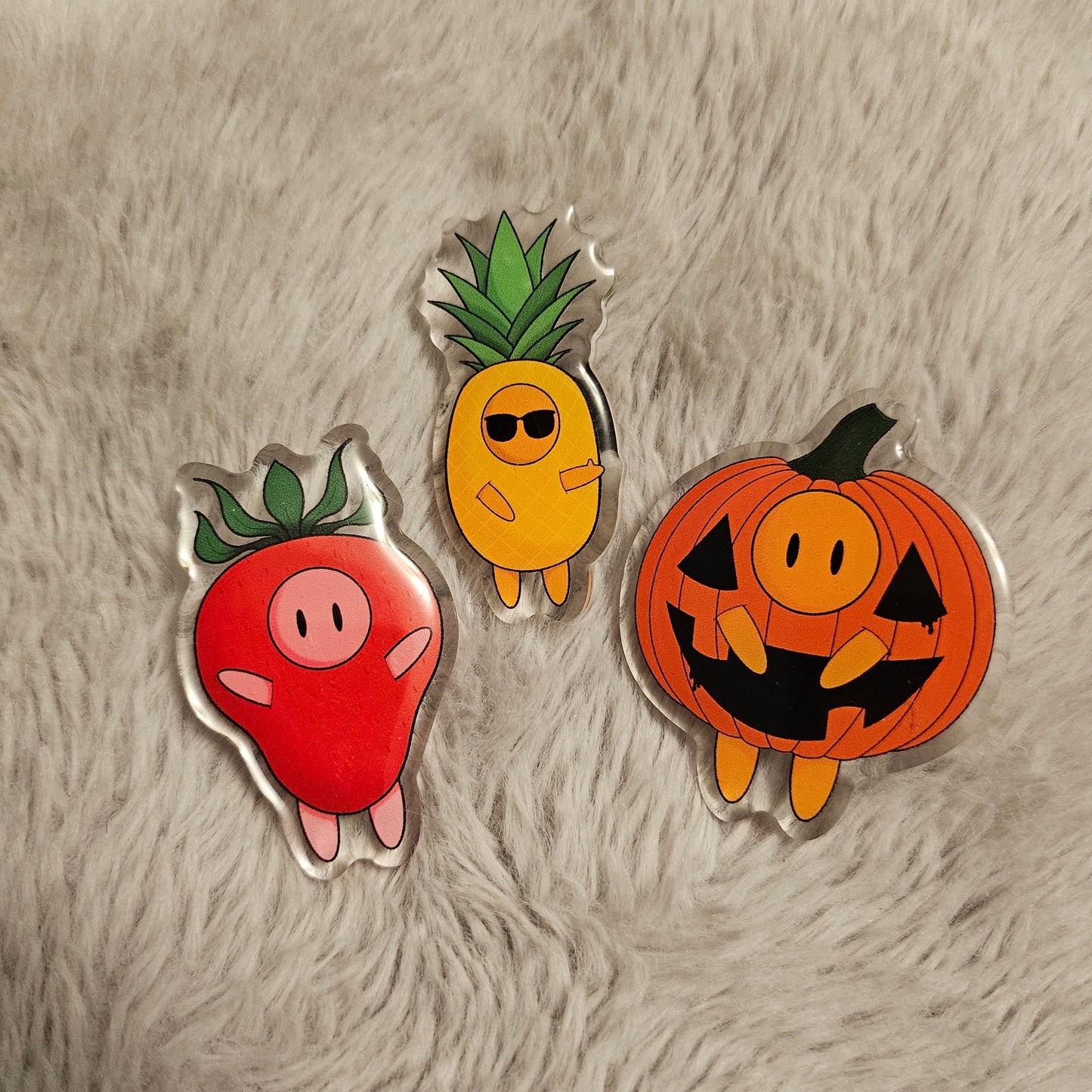 Fruity Cuties Acrylic Pins