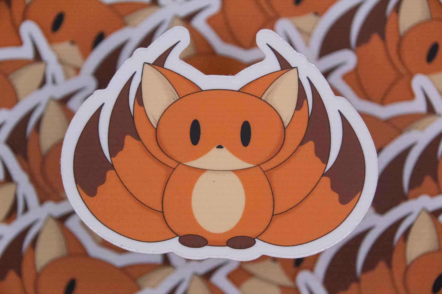 Fox Spirit Sticker | First Form | Matte Vinyl Sticker | Yokai Spirit