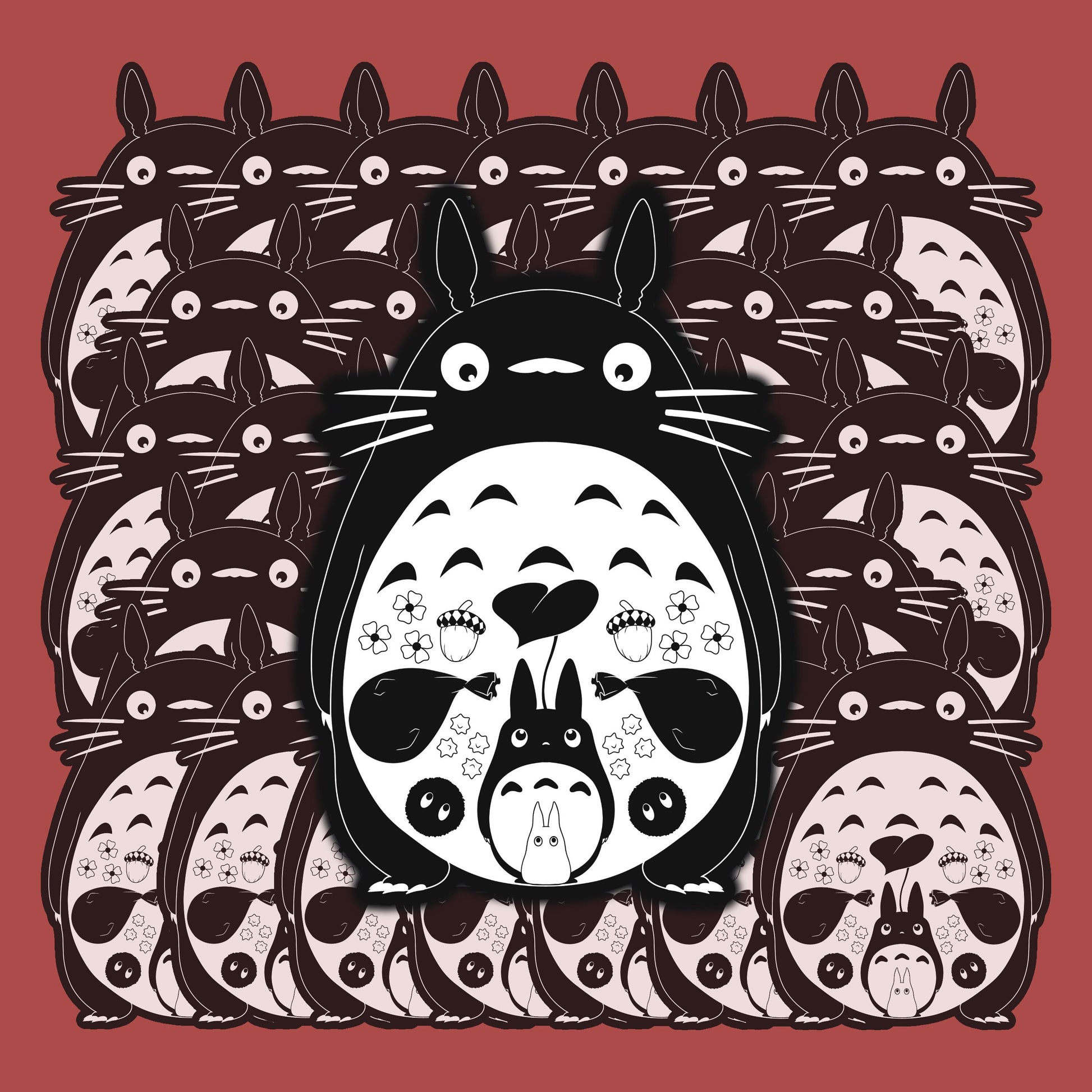 My Neighbor Sticker | Totor.o Silhouette Design | Forest Spirit