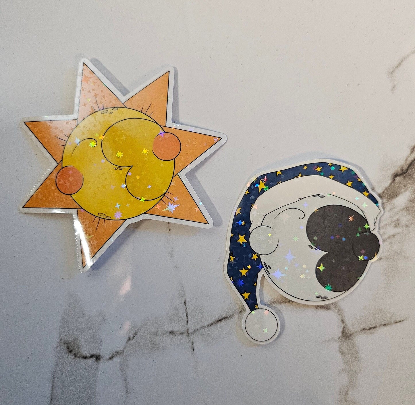 FNAF Glamrock & Daycare Glitter Stickers