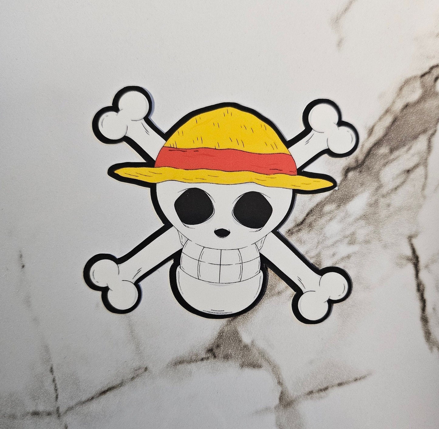 Straw Hat Jolly Roger Sticker