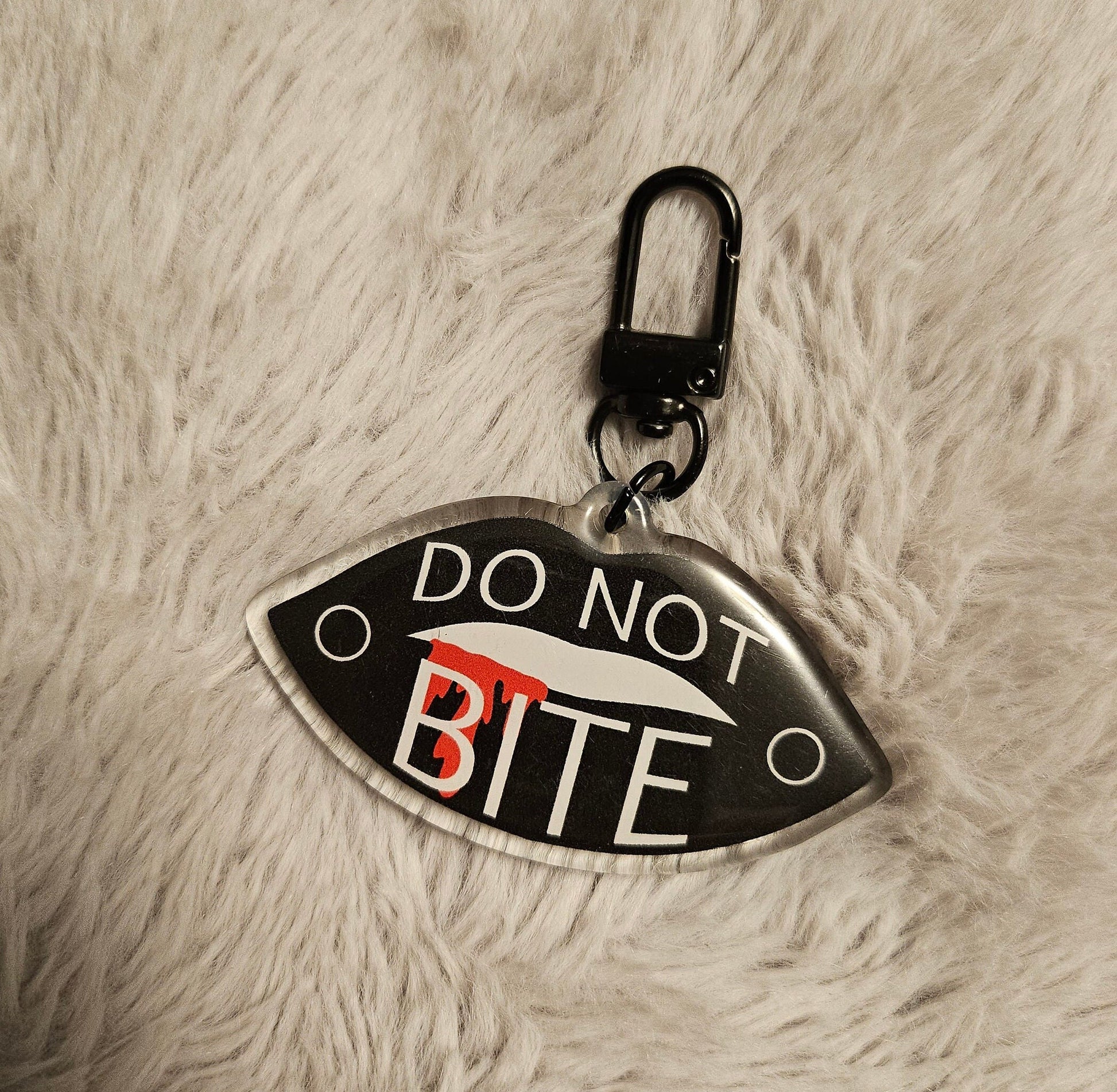 Do Not Bite Keychain