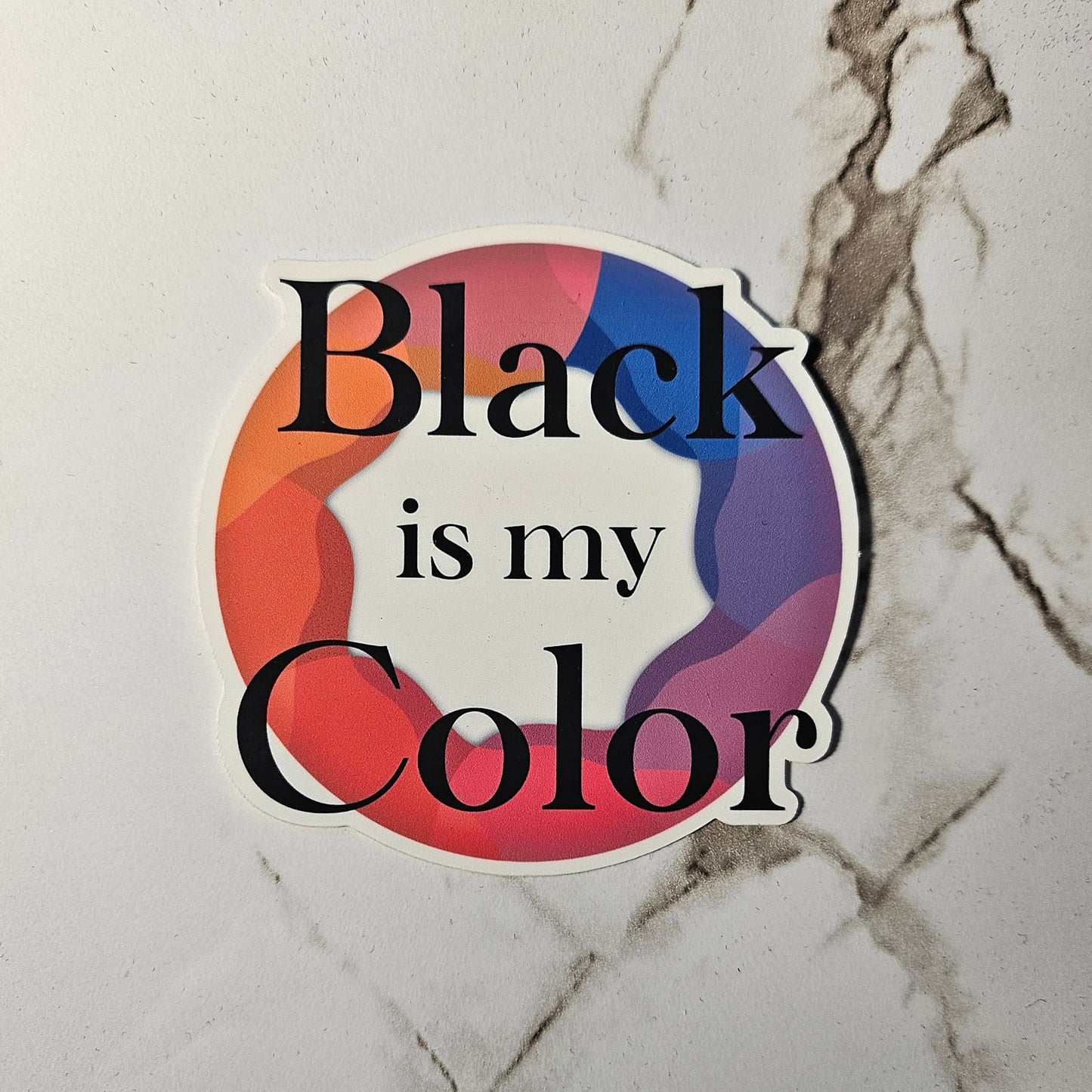 Black is my Color Sticker